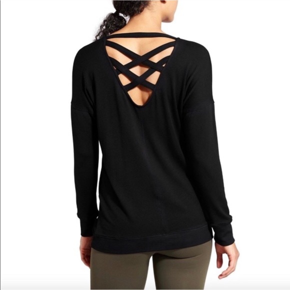 Athleta Tops - Athleta Criss-Cross Back CYA Sweatshirt